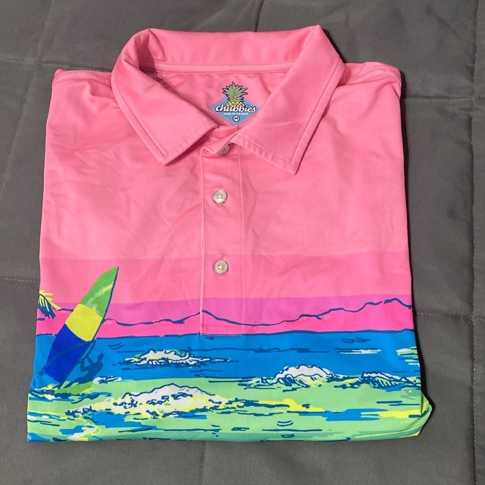 Men’s Chubbies polo. Size medium.